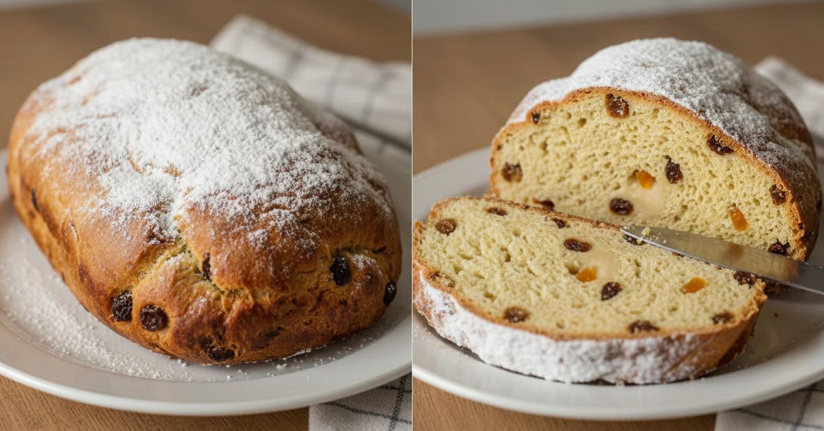 Leia mais sobre o artigo Stollen (Pão Doce Alemão) com Frutas Cristalizadas