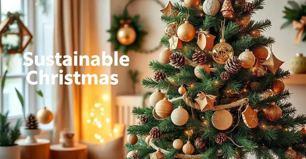 O que é decoração de natal sustentável?