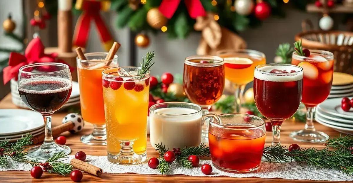 Tendências em bebidas de Natal para 2023