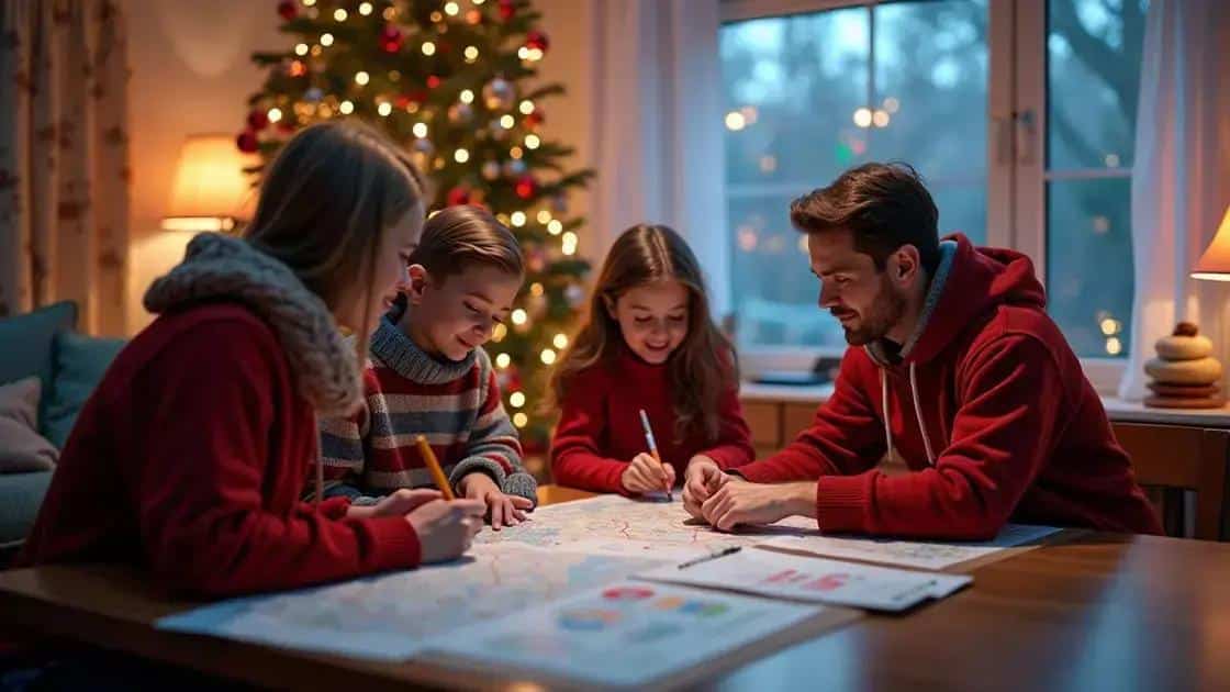 Planejamento antecipado das férias de Natal