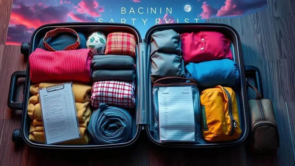 Como organizar sua mala de forma eficiente
