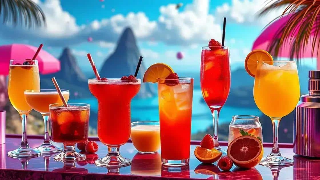 Bebidas festivas para celebrar