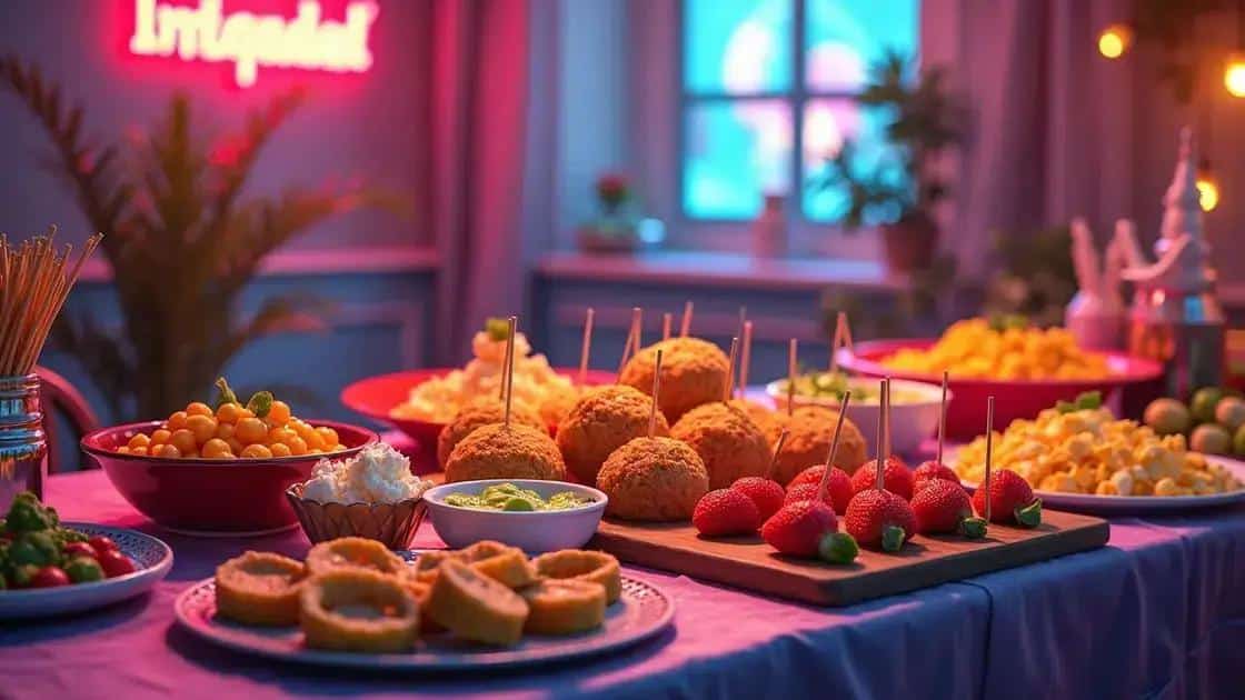 Ideias de petiscos para confraternizações festivas