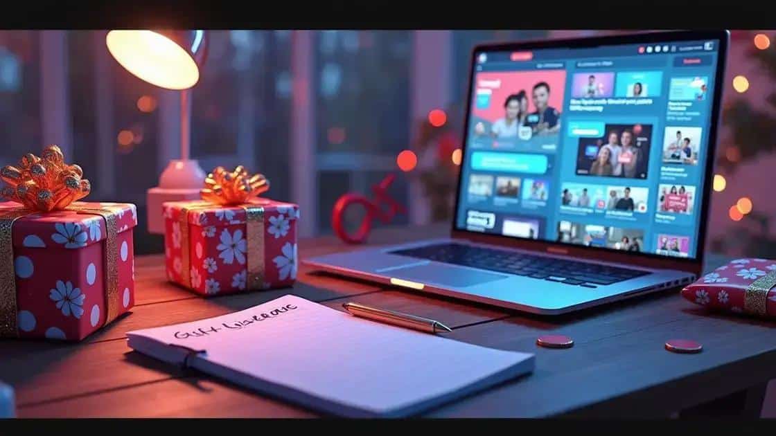 Organizando a lista de presentes para não se perder