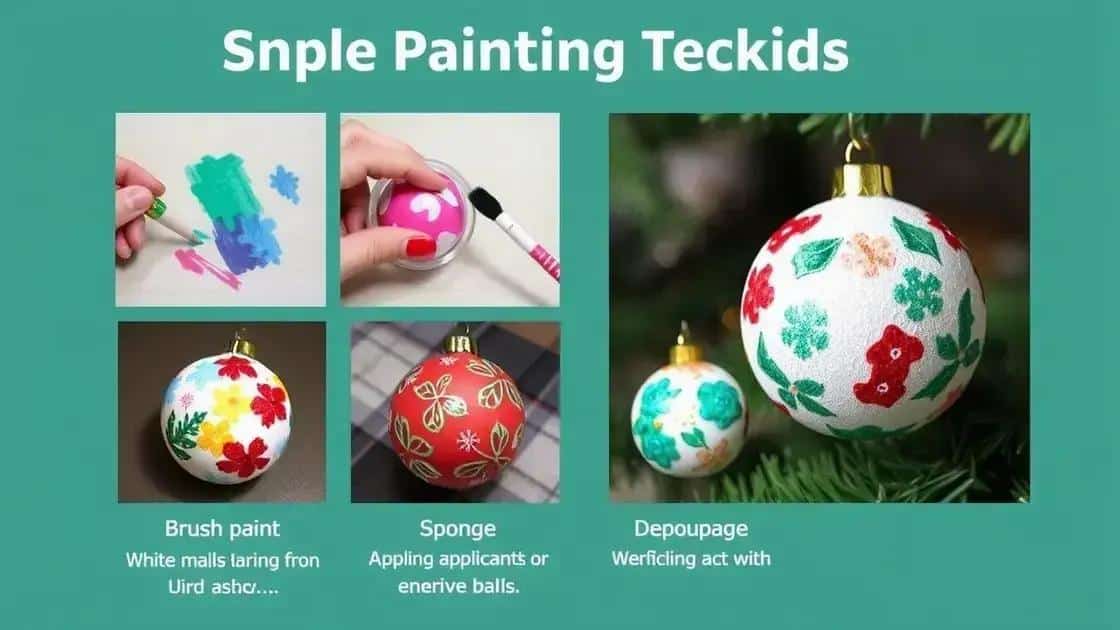 técnicas simples de pintura