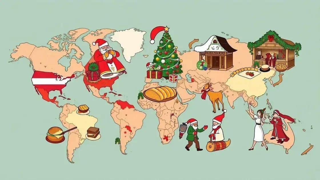 Como o Natal é celebrado em diferentes países?