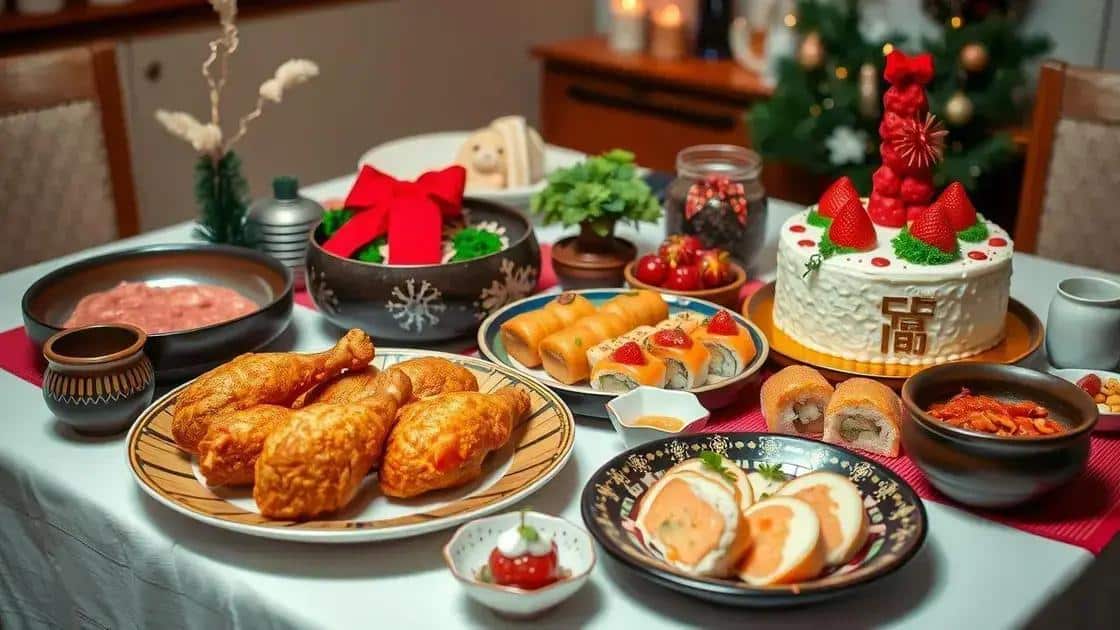 Os pratos típicos do Natal japonês