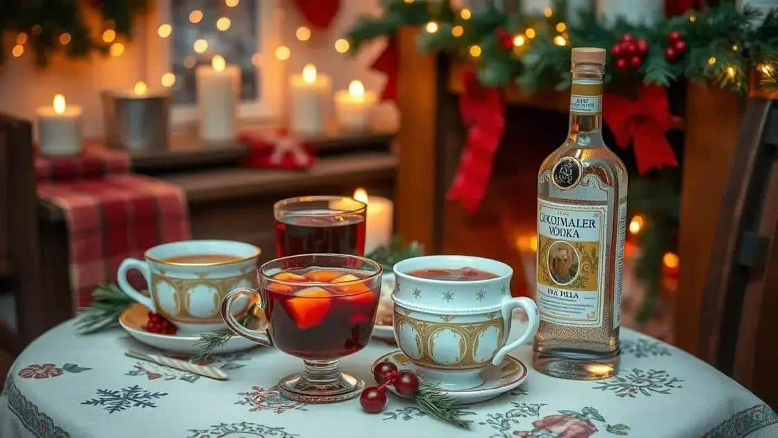 Bebidas tradicionais para aquecer as celebrações