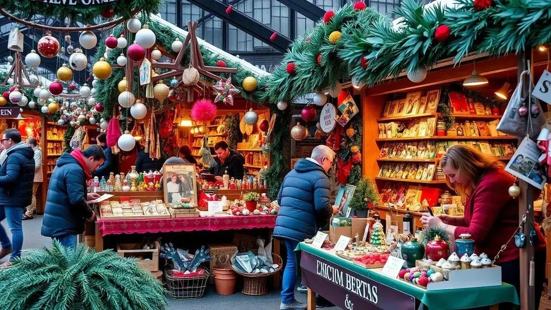 Artesanato único nas feiras de Natal