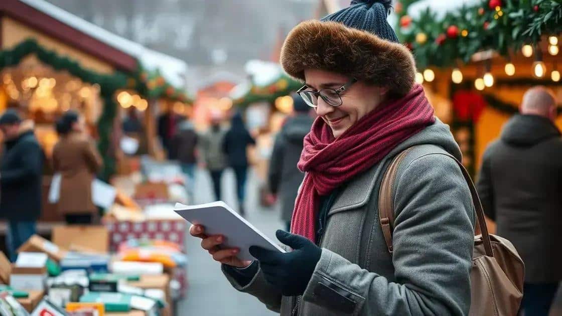 Como planejar sua visita às feiras natalinas