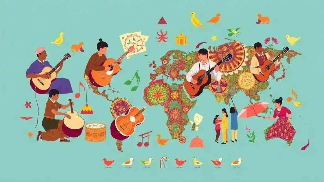 Como as músicas refletem culturas diferentes