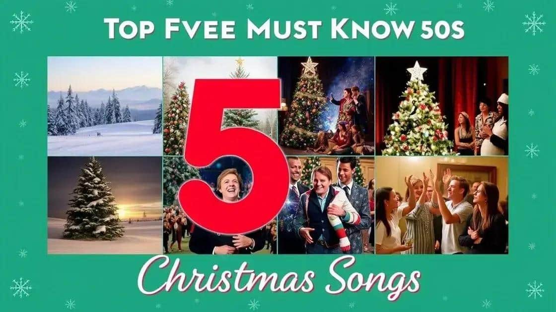Top 5 músicas natalinas que você deve conhecer