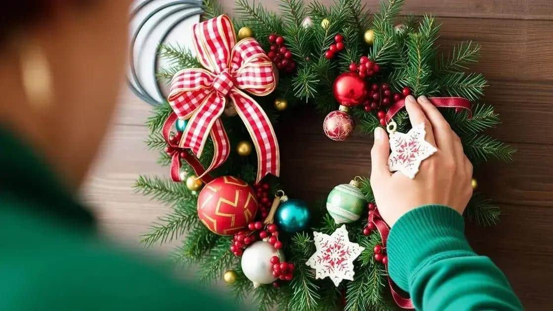 Como fazer guirlandas de Natal personalizadas