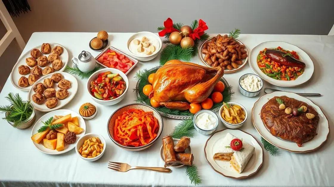 Escolha do cardápio de Natal ideal