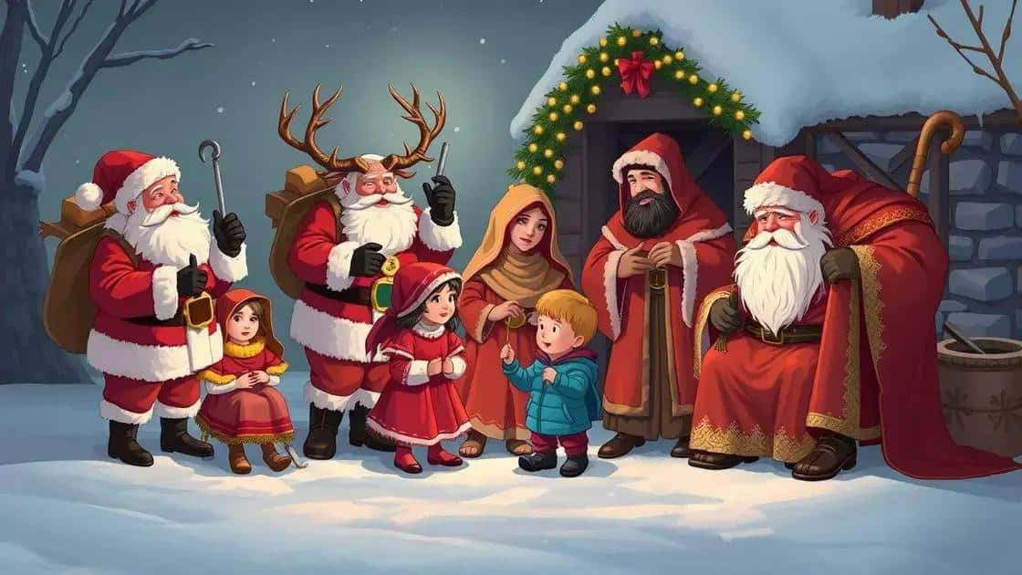 Personagens natalinos e suas tradições familiares
