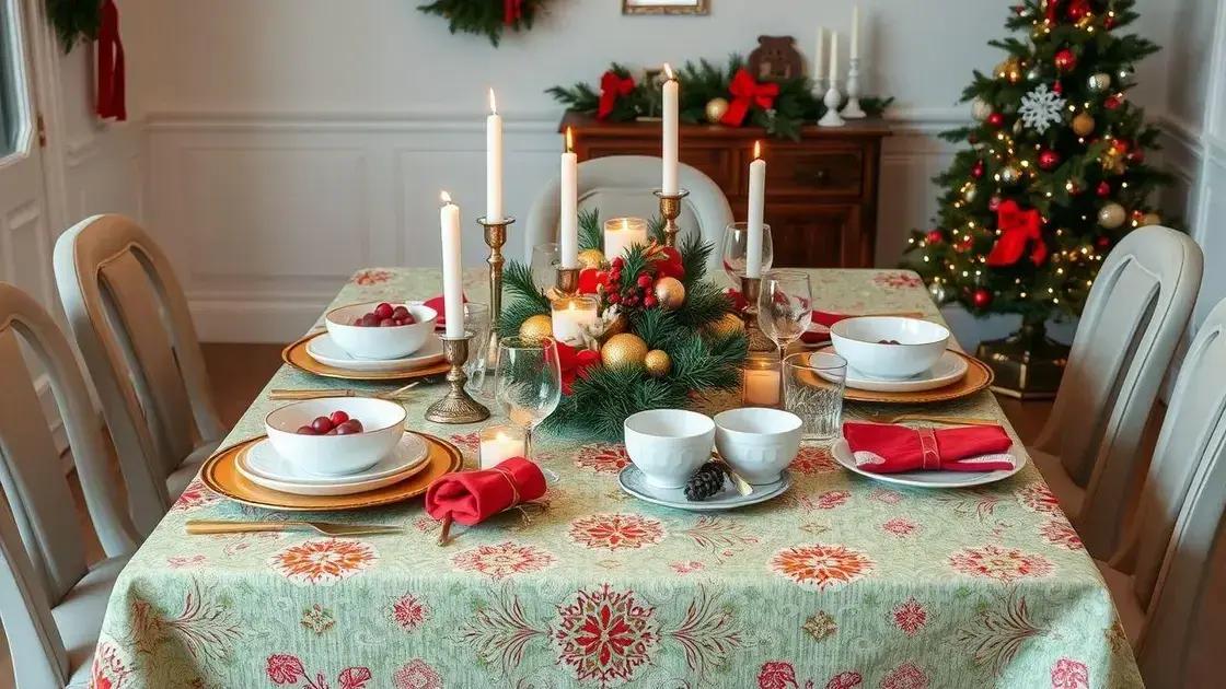Elementos essenciais para uma mesa encantadora