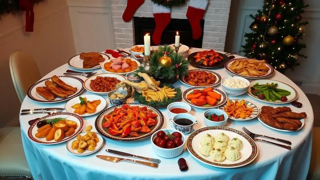 Como planejar um cardápio completo para o Natal