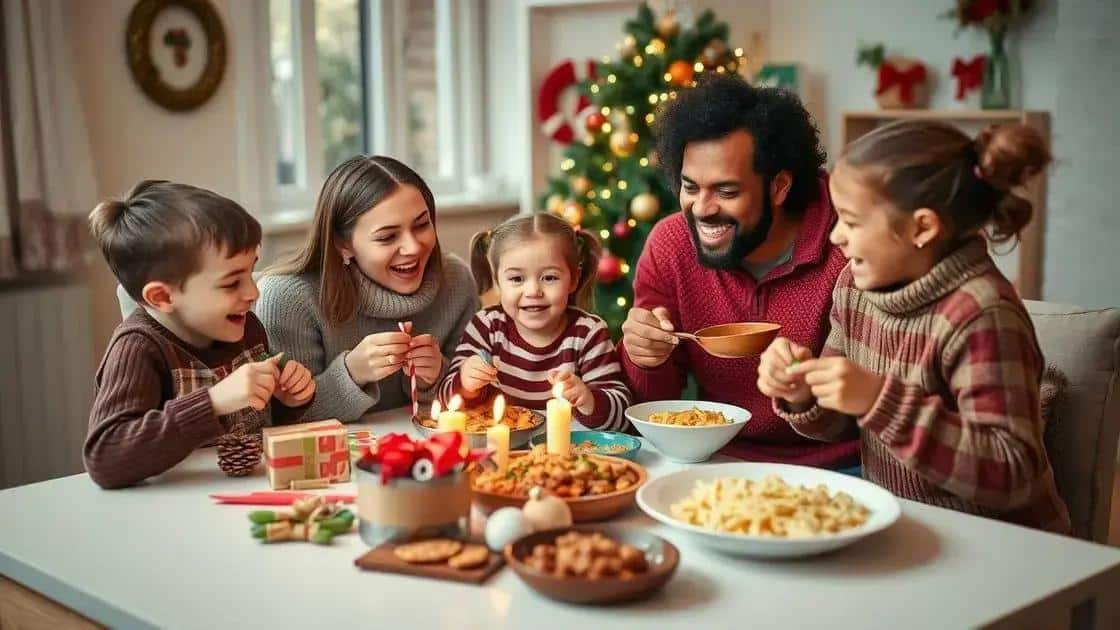 Atividades familiares que envolvem todos