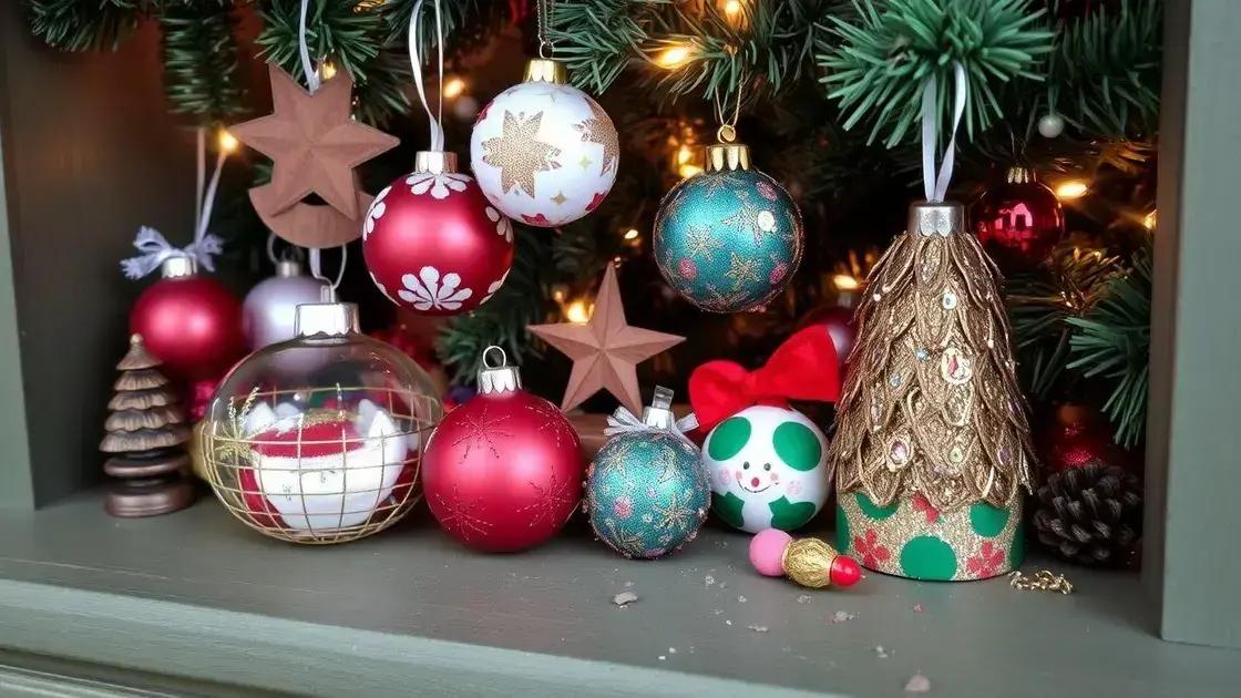 Benefícios da reciclagem nas decorações de Natal