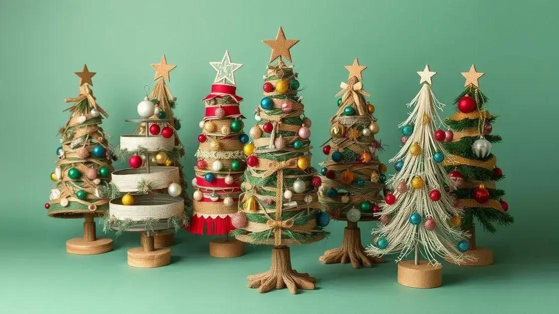 Árvores de Natal Alternativas: 5 Projetos DIY Incríveis Para Espaços Pequenos