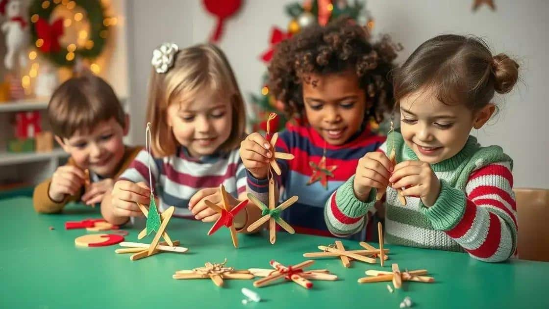 Enfeites de Natal Com Palitos de Picolé: Atividades Divertidas Para Fazer Com as Crianças