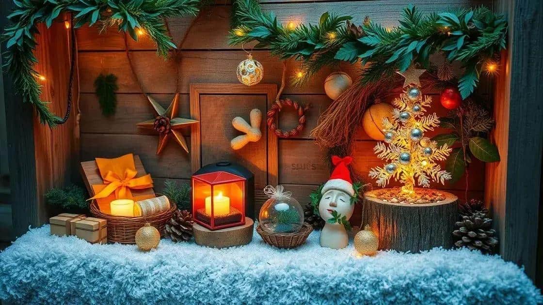 sustentabilidade na decoração natalina