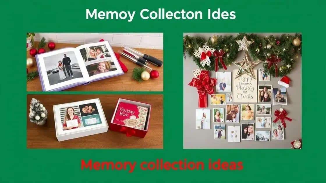 Ideias para coletar recordações de Natal