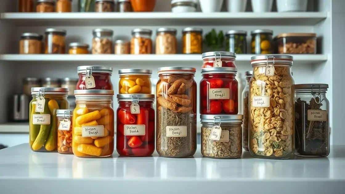 ideias de armazenamento e conservação dos alimentos