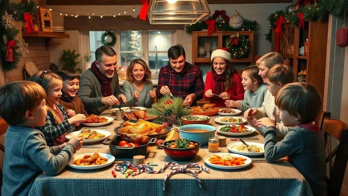 como incluir a família nas festividades