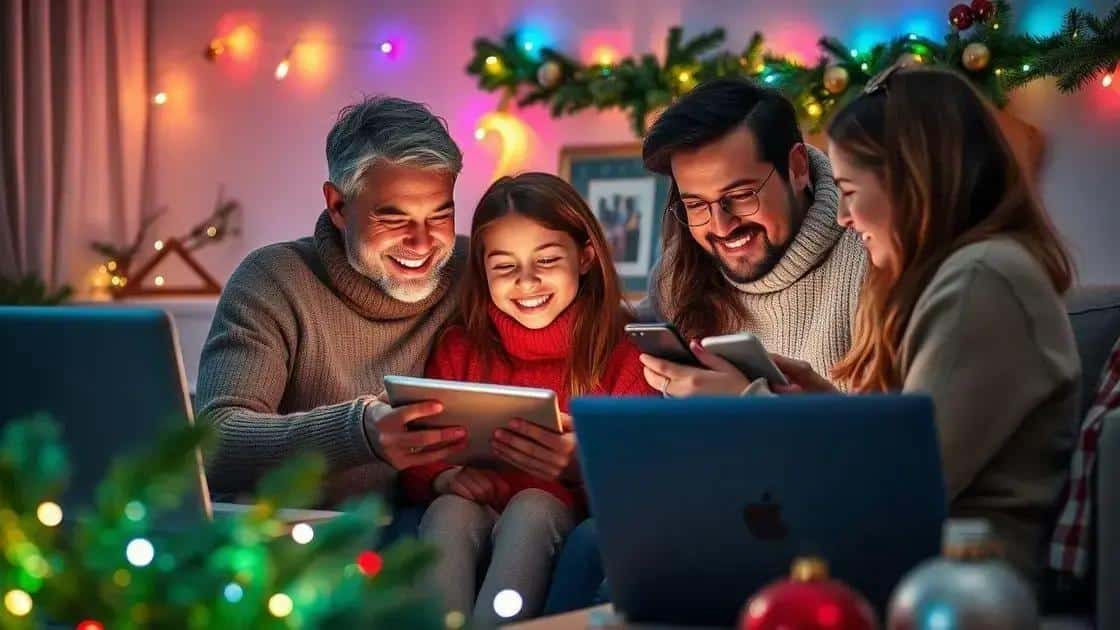 Como envolver a família no planejamento natal com tecnologia