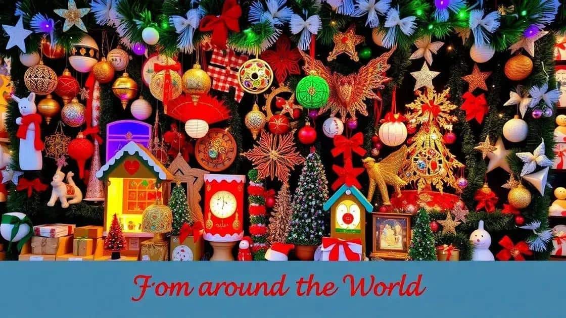 Decorações inspiradas no Natal ao redor do mundo