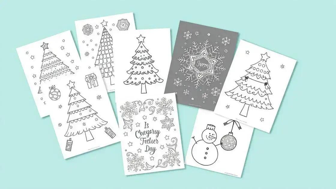 30 Desenhos Natalinos para Imprimir e Colorir com as Crianças