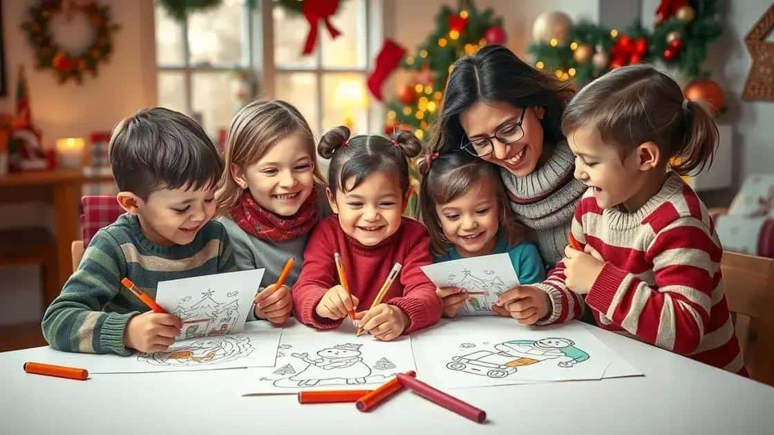 Benefícios da coloração na época do Natal