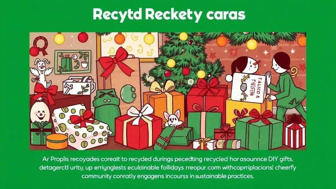 Vantagens da reciclagem durante as festividades