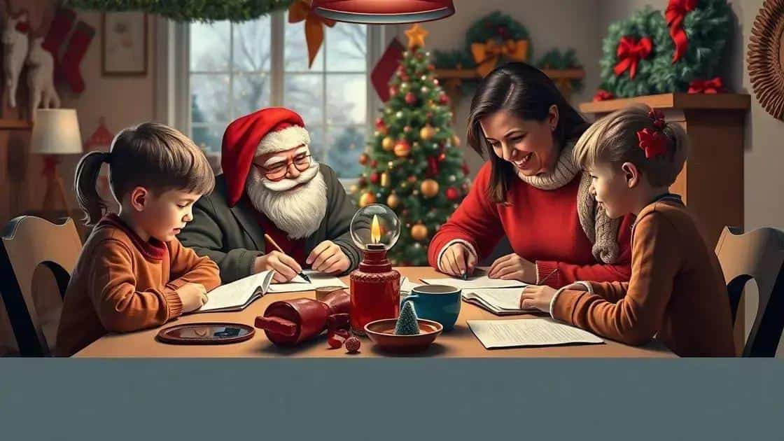 A importância de escrever cartinhas para o papai noel
