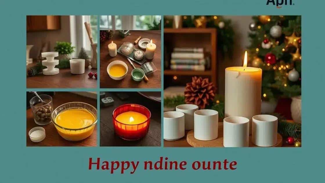 passo a passo para fazer velas em casa