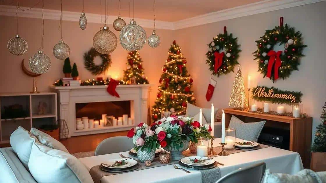 ideias criativas para decoração natalina