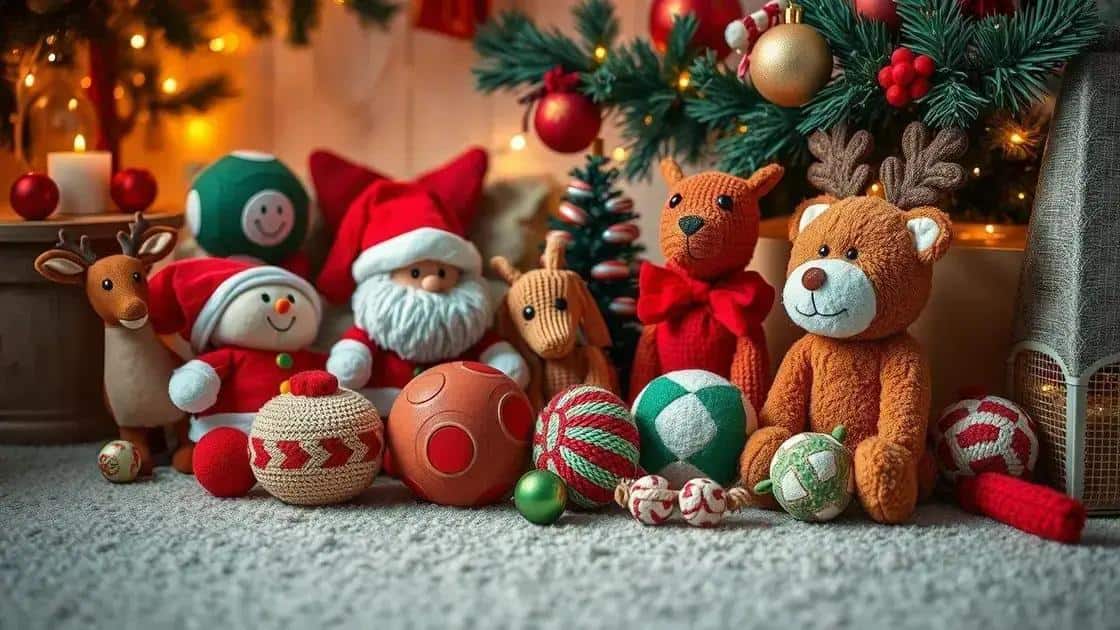 Brinquedos criativos e seguros para o Natal