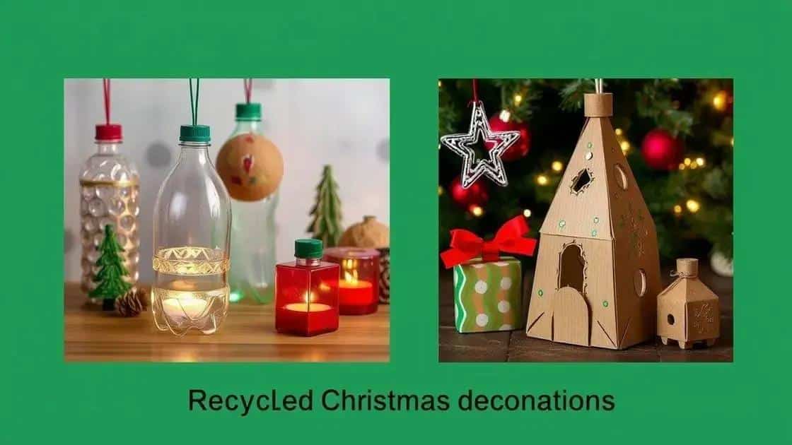 Por que escolher enfeites recicláveis?