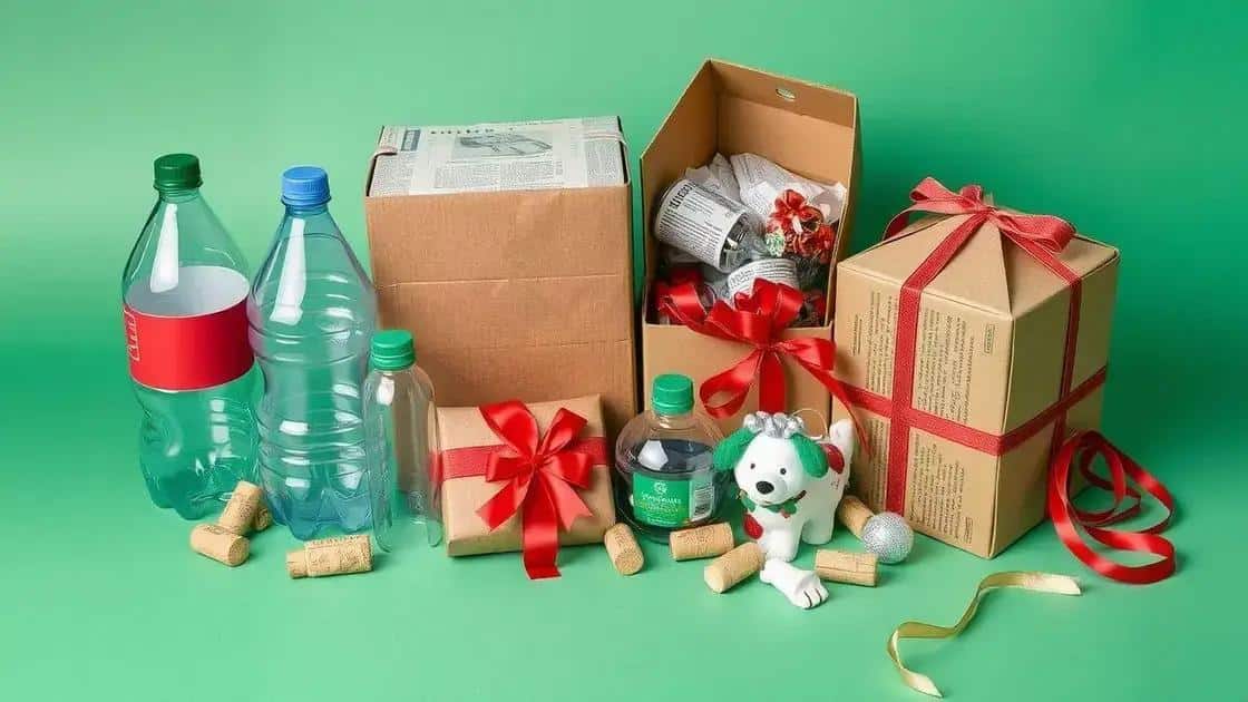 Materiais recicláveis que você pode usar