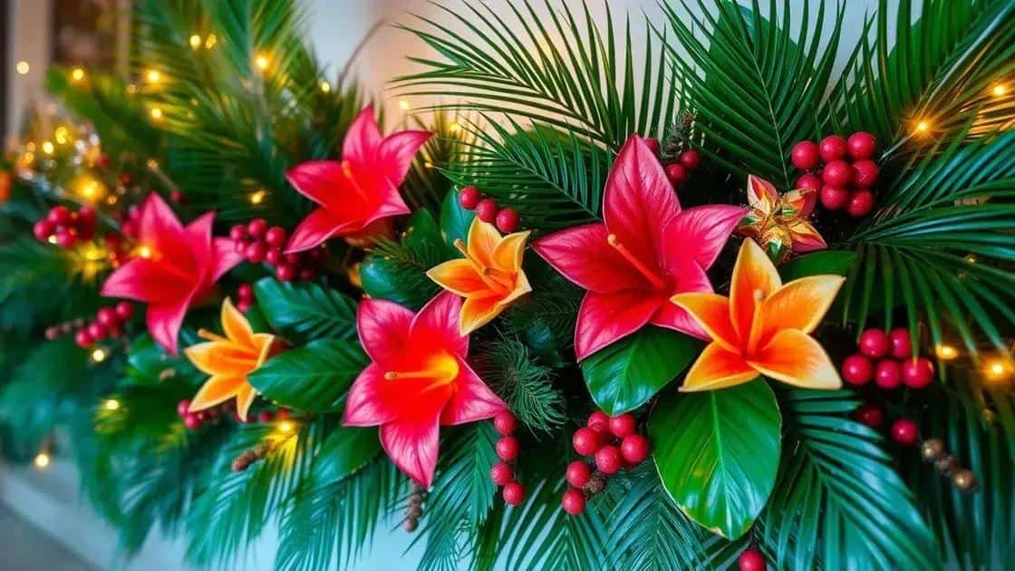 Decoração de Natal tropical: como harmonizar cores e elementos