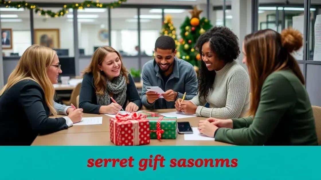 Definindo as regras do amigo secreto Definindo as regras do amigo secreto