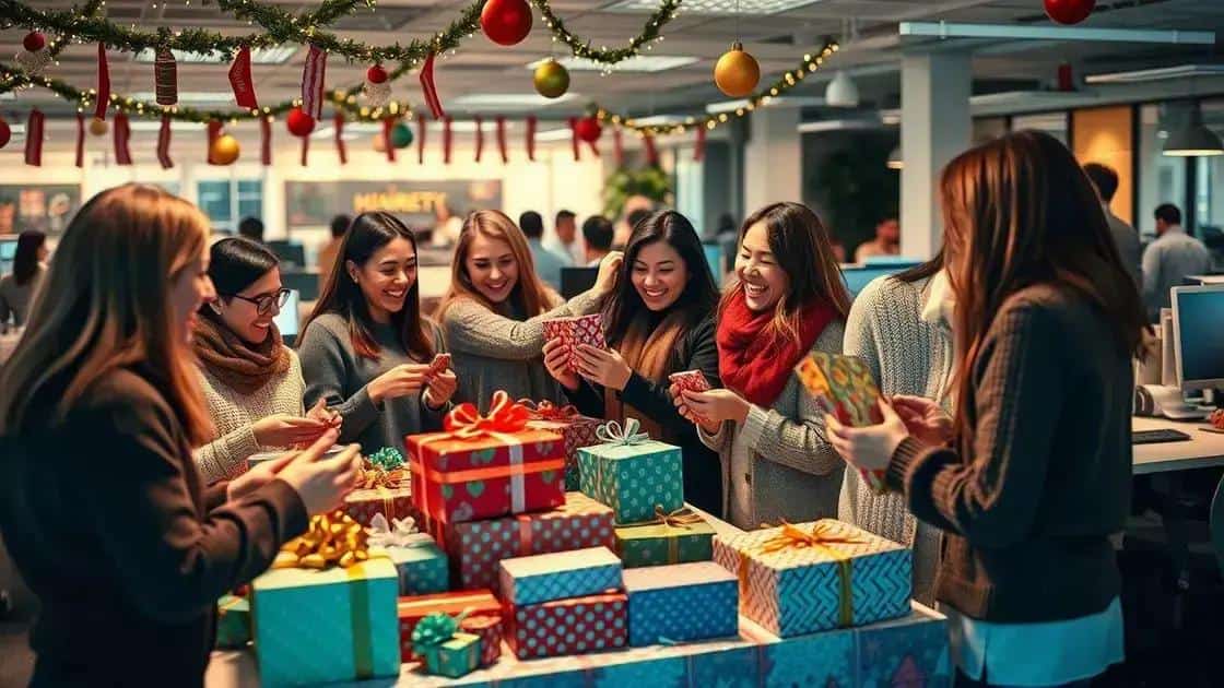 Escolhendo o melhor momento para a troca de presentes Escolhendo o melhor momento para a troca de presentes