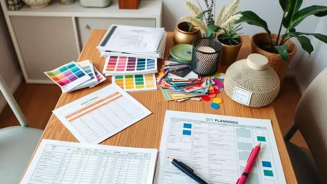 Planejamento de decoração econômica