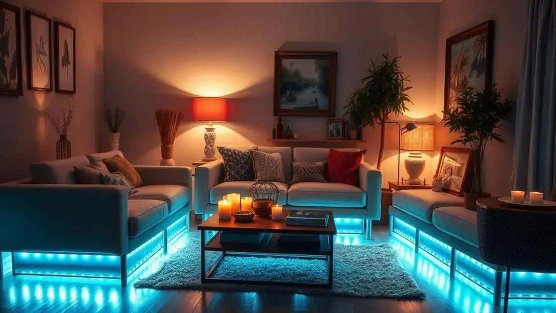Transformando ambientes com luzes