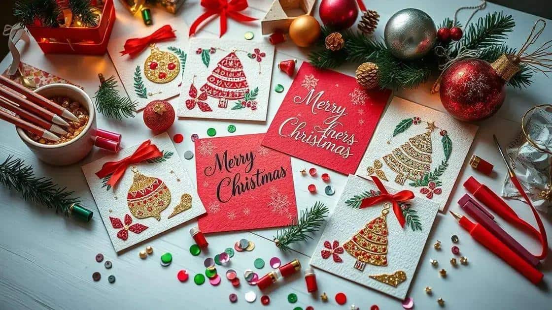 A importância dos cartões de natal na tradição