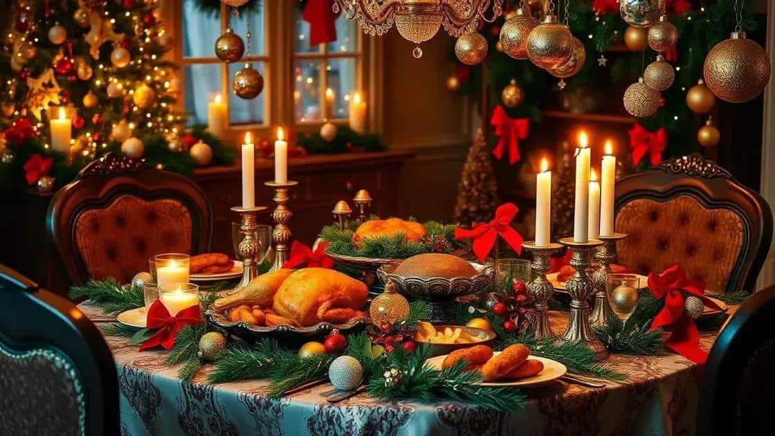 Decoração da Mesa da Ceia: Dicas para um Natal Sofisticado