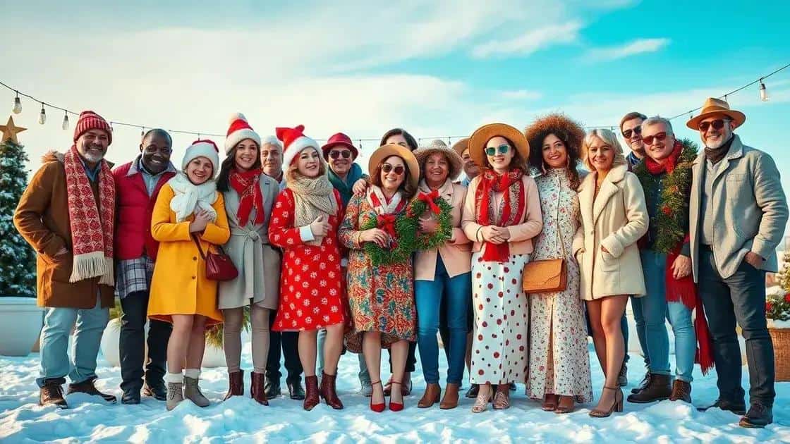 Estilos de roupas para diferentes climas natalinos