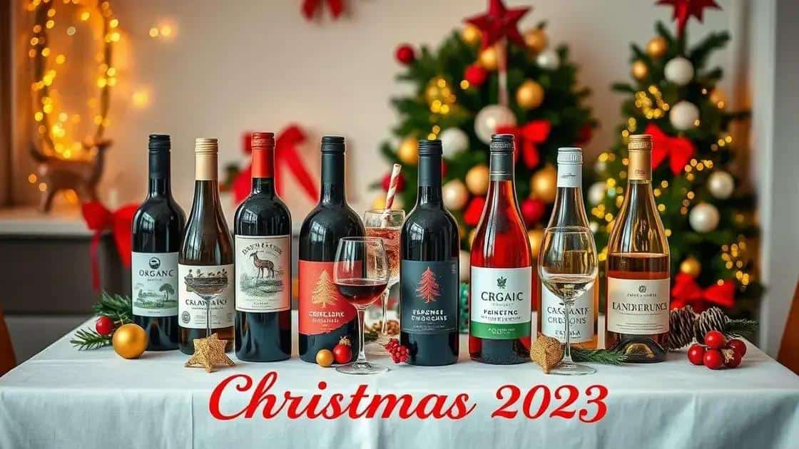 Tendências de vinhos para o Natal de 2023