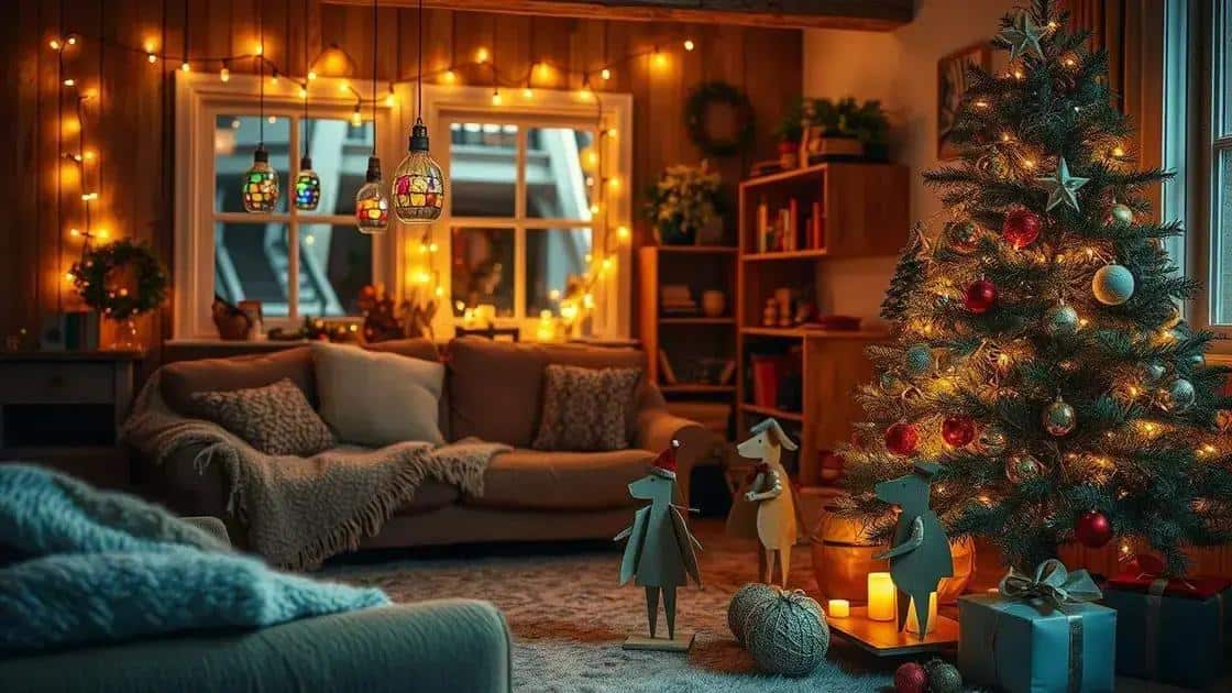 O que é decoração com materiais recicláveis